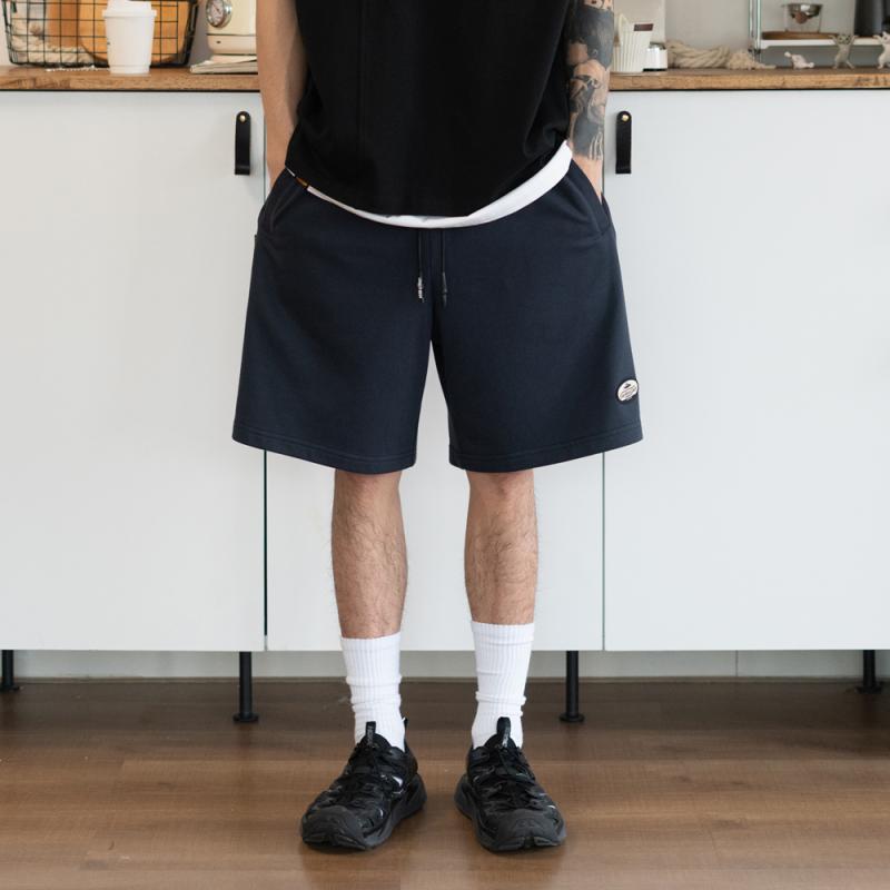 メンズ ショート パンツ スポーツ 夏 カジュアル スウェット ゆったり ストレート ワーク ズボン ボトムス 通気性 無地 快適 スタイリッシュ