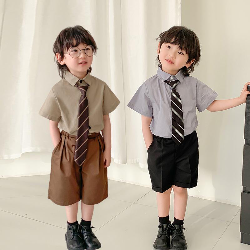 スーツ キッズ 男の子 セットアップ フォーマル セレモニー 結婚式 発表会 入学式 卒業式 七五三 お出かけ 冠婚葬祭 半袖 シャツ 短パン カジュアル 上品 おしゃれ 夏物