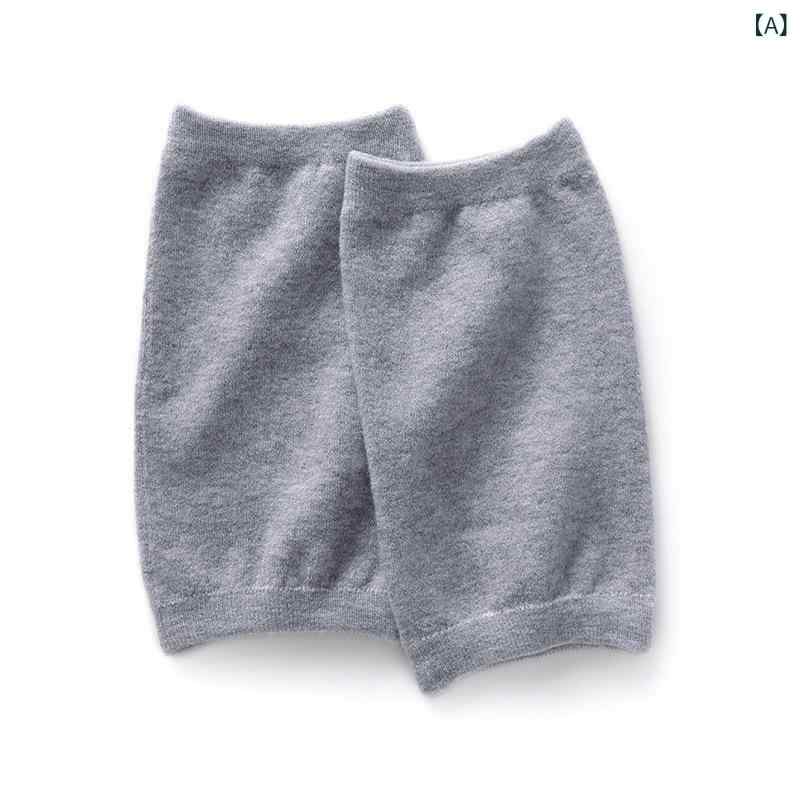 膝サポーター 男女兼用 カシミヤ 上質 厚手 ショート丈 防風 防寒 保温 インナー 通年 冷え性対策 あったか スポーツ 普段使い ジョギング ウォーキング デイリーユース グレー ブラック キャメル