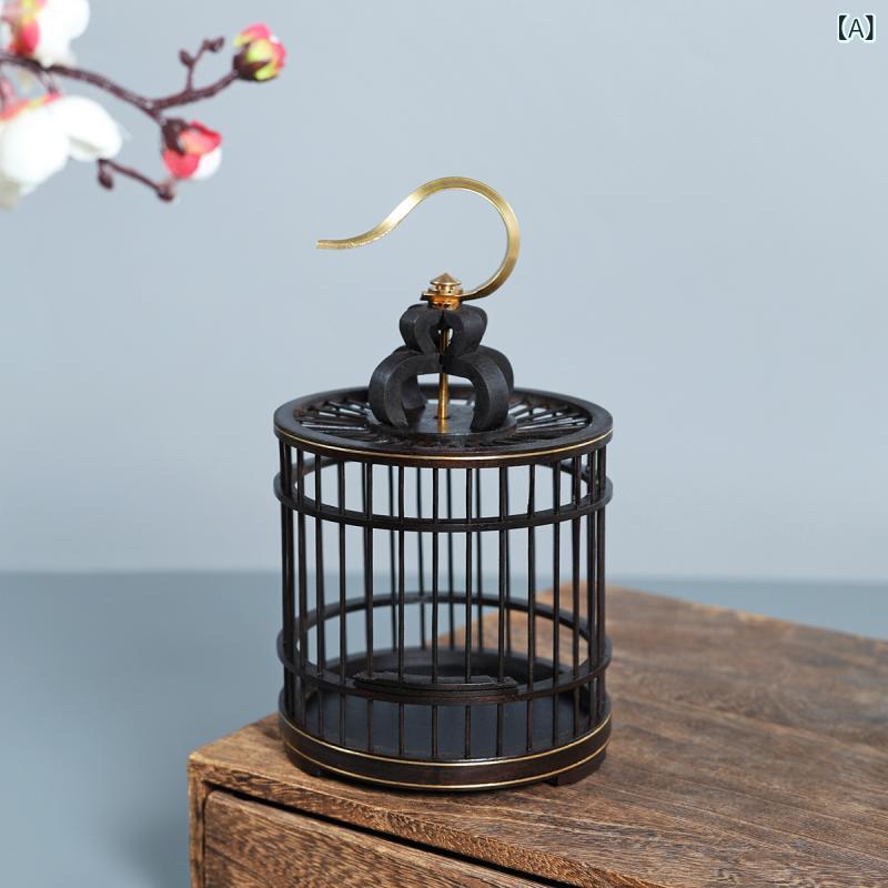 昆虫飼育ケージ 手作り 伝統工芸 黒檀 紫光檀 血檀 無垢材 竹製 鳴く虫 スズムシ コオロギ キリギリス 小動物 爬虫類