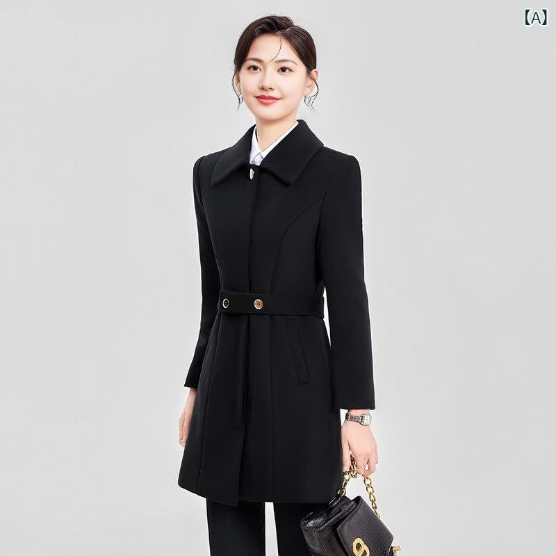 コート 男女兼用 ユニセックス ビジネス オフィス 通勤 フォーマル サービス業 制服 ポリエステル メルトン調 中綿入り 保温 チェスターコート アウター 秋冬