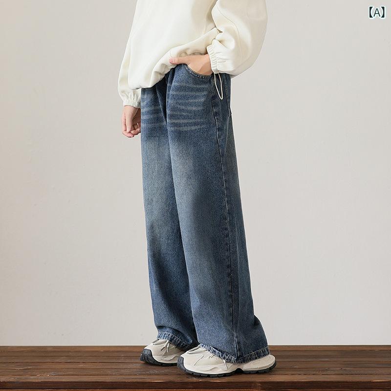 ガールズ キッズ ジュニア セットアップ 秋冬 普段使い お出かけ 通学 襟付きスウェット ゆったり ワイド 七分丈 デニムパンツ カジュアル コットン 快適