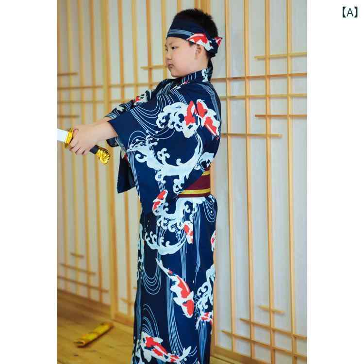 和服 日本 キッズ 男の子 黒色 竹柄 ポリエステル素材 正装 フォーマル 発表会 舞台衣装 お祭り 七五三 ジュニア向け 伝統衣装 イベント