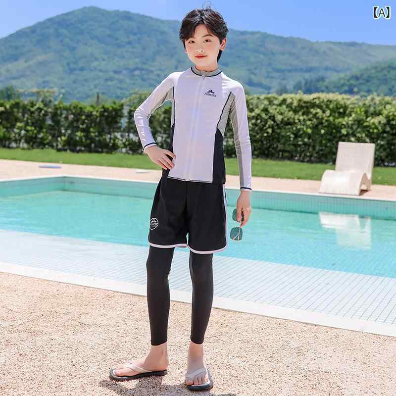 ラッシュガード 水着 キッズ 男の子 女の子 男児 女児 セパレート 長袖 ロングパンツ UVカット 日焼け防止 温泉 プール 海水浴 ビーチ リゾート 水遊び 速乾 伸縮性 春夏