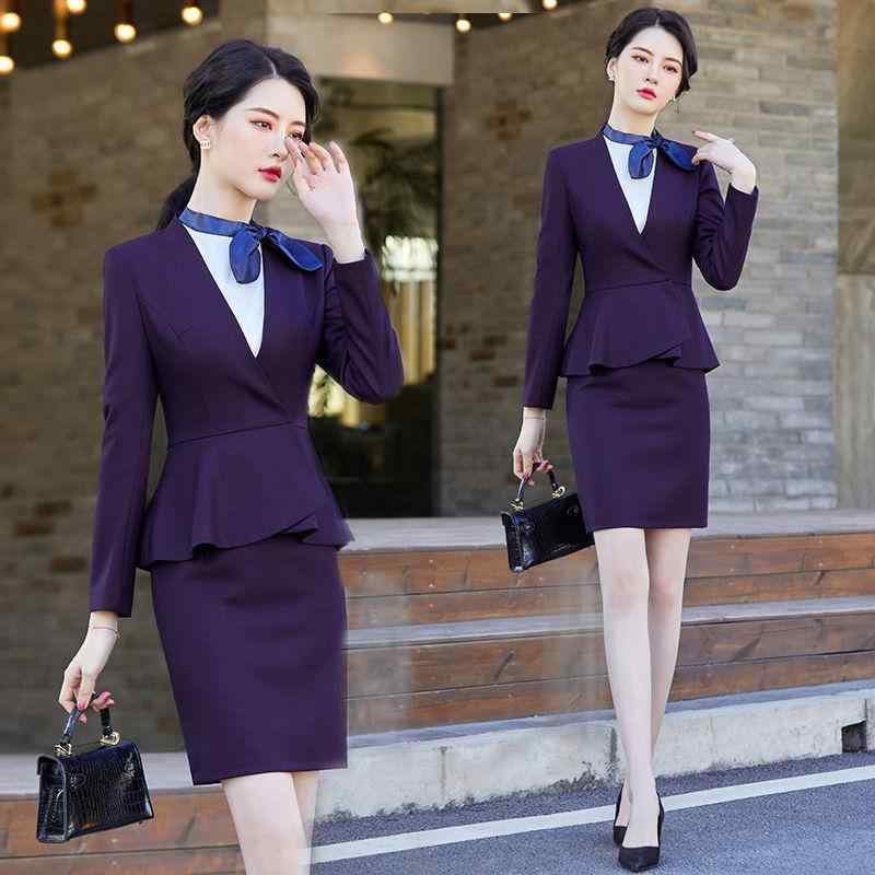 セットアップ レディース オフィス 制服 受付 ビジネス 接客 事務服 ワークウェア ホテル 美容院 ジュエリーショップ 不動産 ジャケット スカート パンツ ポリエステル 再生繊維 春夏