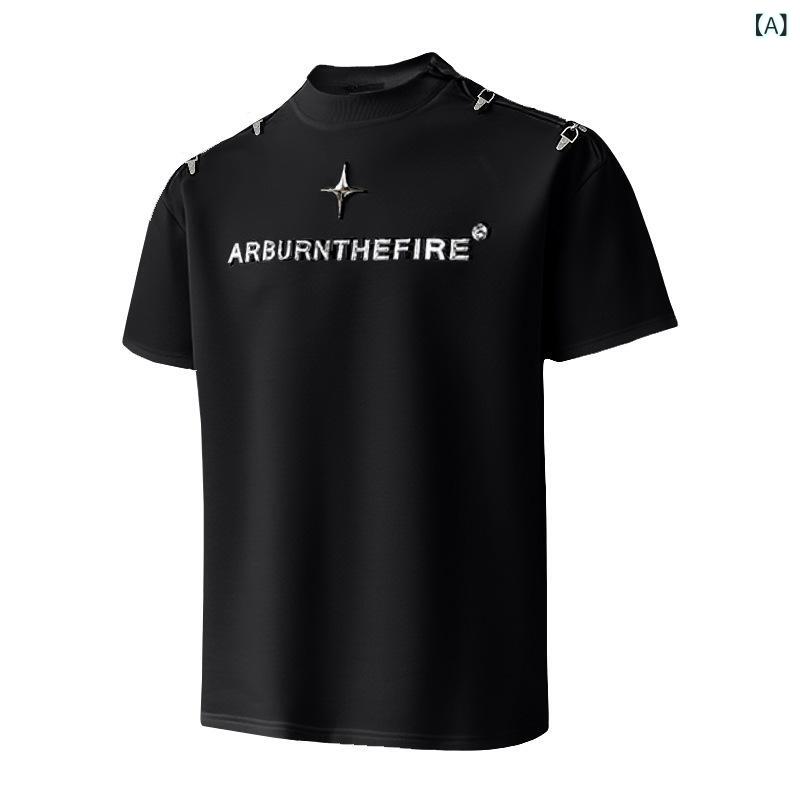 Tシャツ メンズ 男性用 春夏 ヘビーウェイト 無地 シンプル 高級感 スタイリッシュ コットン カットソー ゆったり オーバーサイズ
