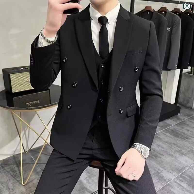 ジャケット メンズ 男女兼用 コーデュロイ ポリエステル ゆったり ルーズフィット シングル 一粒ボタン ブレザー アウター カジュアル ビジネス スタイリッシュ シンプル ノッチドラペル ブラック