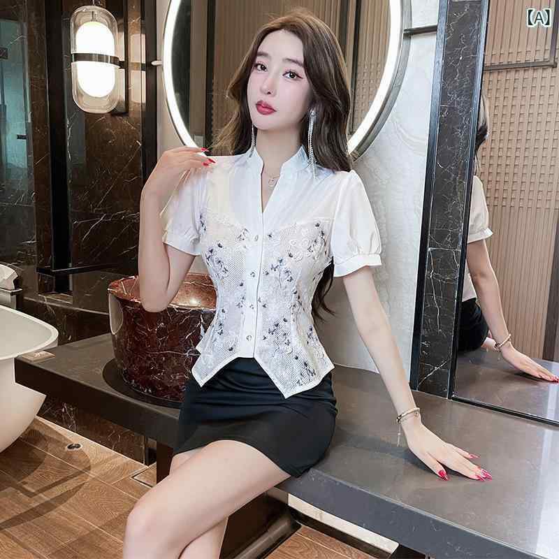 制服 レディース エステティシャン フットケアセラピスト 美容師 赤ちょうちん 整体院 ユニフォーム Vのど首 半袖 トップス ティーシャツ トップ 刷り上げる 薄っぺら 人付き合い冷感 吸湿速乾 ポリエステル 春夏 黒いこと