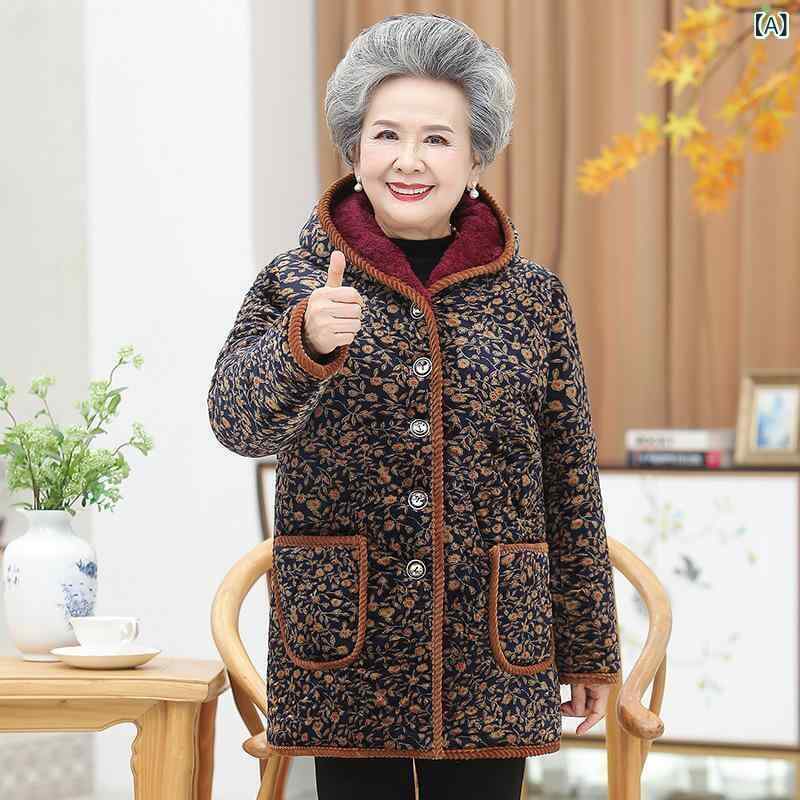 中綿コート レディース シニア ミセス 60代 70代 女性用 冬物 防寒 厚手 裏ボア あったか ミドル丈 アウター ポリエステル カジュアル 普段使い 前開き
