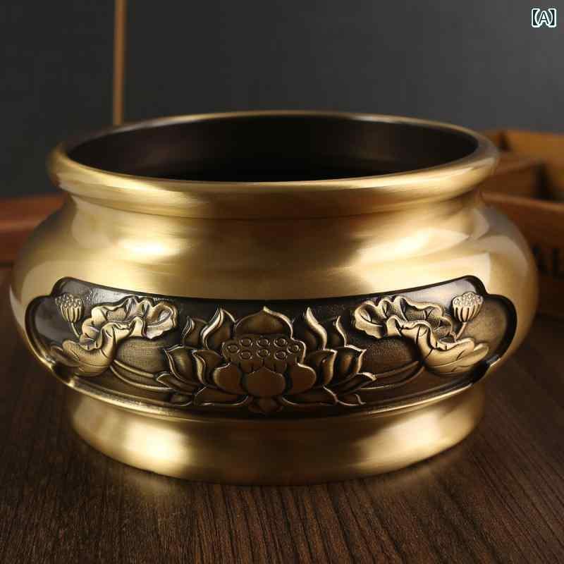 香炉 金管楽器 蓮の花 渦巻形線香 白檀 お香立て 線香立て 身寄り用 リビング 仏壇 供養 仏具 中華風 刻みつける 思い入れる 伸び伸びする 生活雑貨-ろうそく