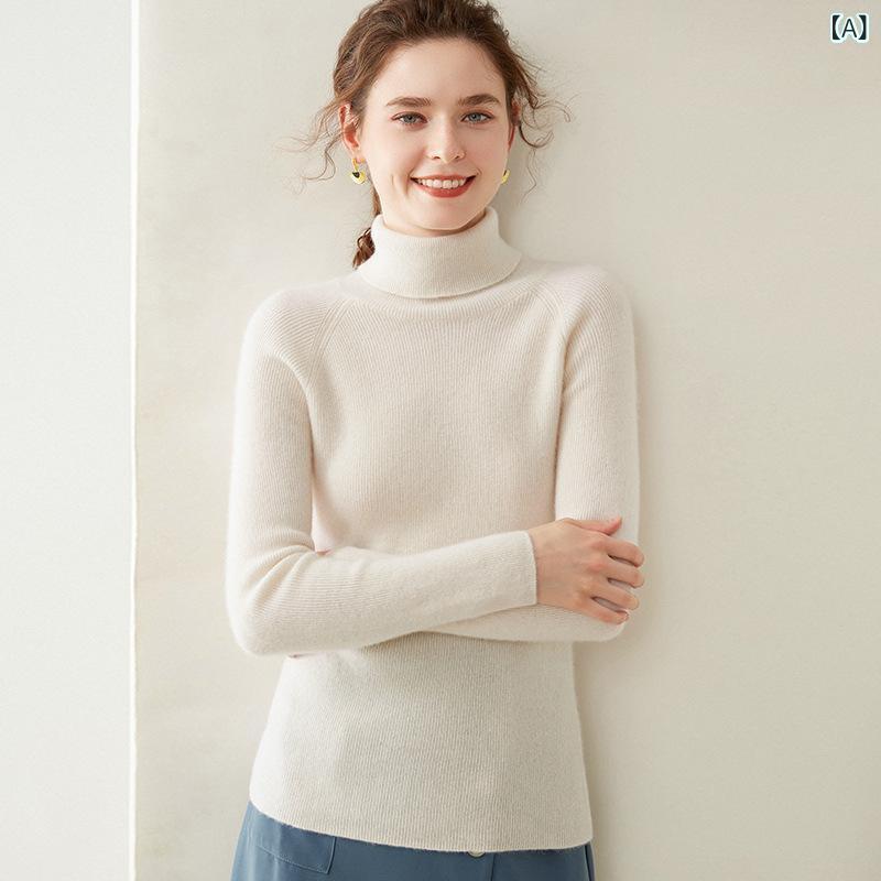 ニット レディース カシミヤ タートルネック 長袖 セーター ゆったり オーバーサイズ きれいめ シンプル オフィス 通勤 デイリー トップス 秋冬 保温 あったか 厚手