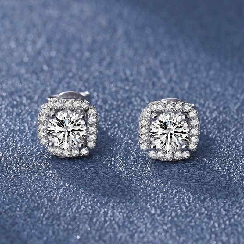ピアス レディース しろがね色 モサン石 花主題 幾何学型 ひな型 酸化ジルコニウム 仕掛ける 貴石 四辺形 個人的特徴 今めかしい 普段使い走り 可愛らしい 成人女性 付属品