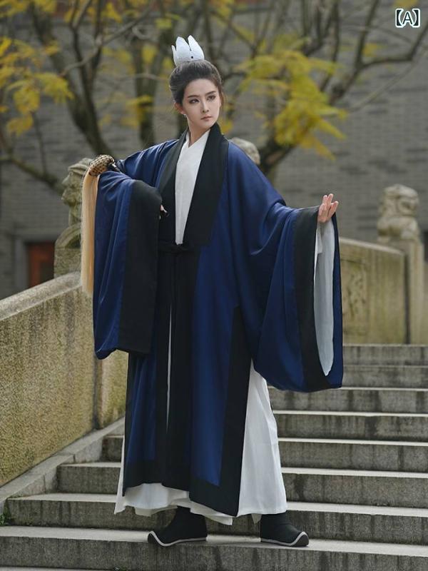 漢服 メンズ レディース 鶴・禿 明制 道教 言い慣わし 道袍 道服 円頂黒衣服 法衣 朦朦たる 披風 膝掛け マント ケープ 三清襟 綿麻 綿織物 リネン 無地 分かりやすい 春夏 一こま コスプレ 紺 赤 灰