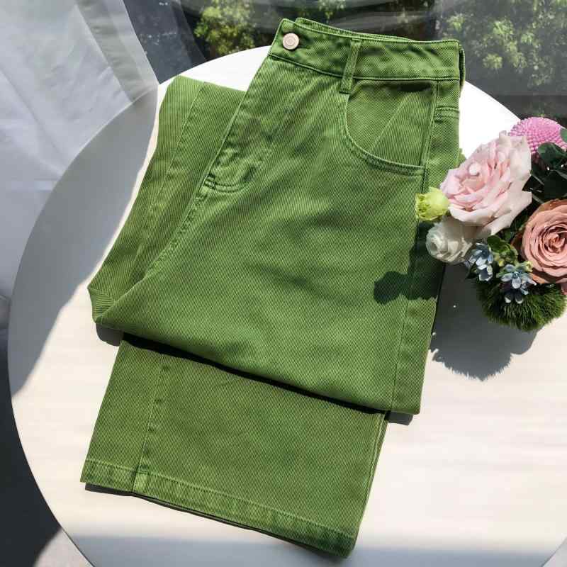 パンツ レディース ワイドパンツ 原生綿斜紋 カジュアル 秋 ゆったり ワイドパンツ ロングパンツ グリーン ホワイト 綿 コットン 無地｜Hanbok Home