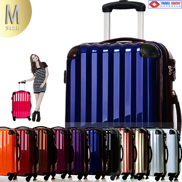 スーツケース キャリーケース キャリーバッグ Mサイズ 6202 中型 超軽量 TSAロック搭載 旅行かばん アウトレット