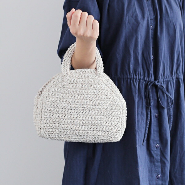 編みバッグ How to crochet pocopoco big one handle bag. - YouTube