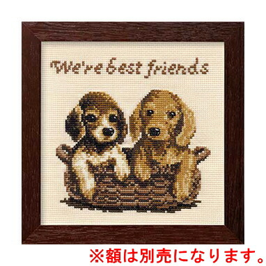 楽天市場】刺繍 キット COSMO（ルシアン） Dog & Flower トイ