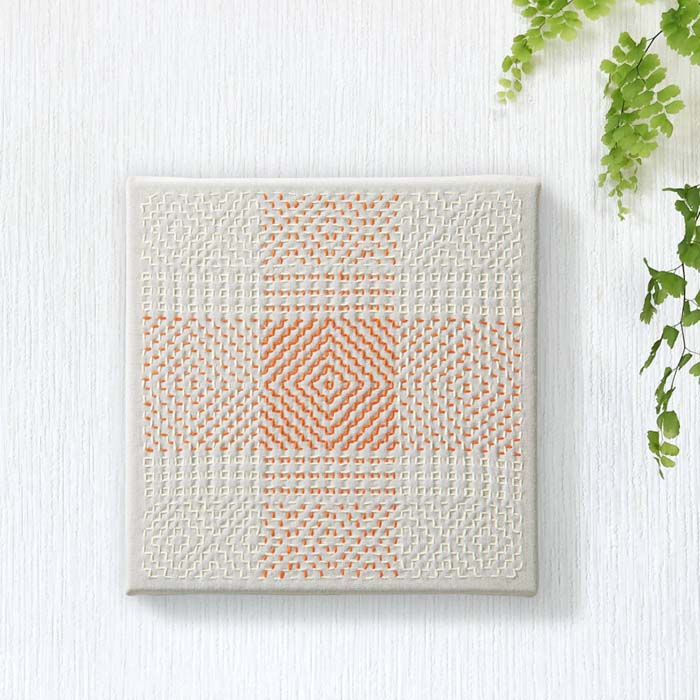 ❀ハンドメイド オーダー用　パネルサンプル kiki Original 楽天市場】【P5倍☆BLACK FRIDAY期間限定】刺し子 キット ファブリック