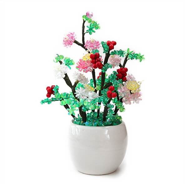 楽天市場】盆栽 ミニ 山久オリジナルビーズフラワーアレンジキット