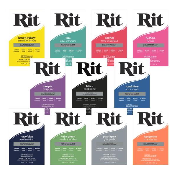 Rit Dye Color Mixing Chart