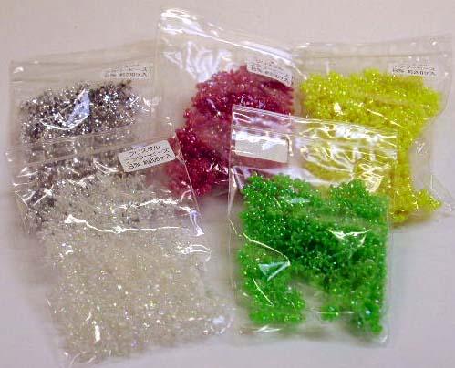 楽天市場】DXフラワービーズ 7mm ミックス プラスチックビーズ