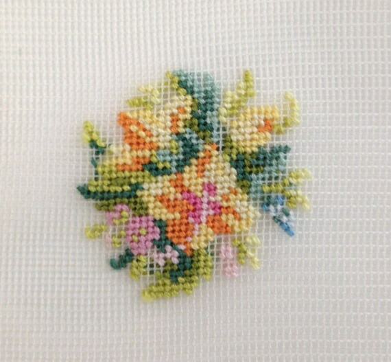 楽天市場】プチポワン刺繍 フラワー 約85mm×約75mm No.1005 お花