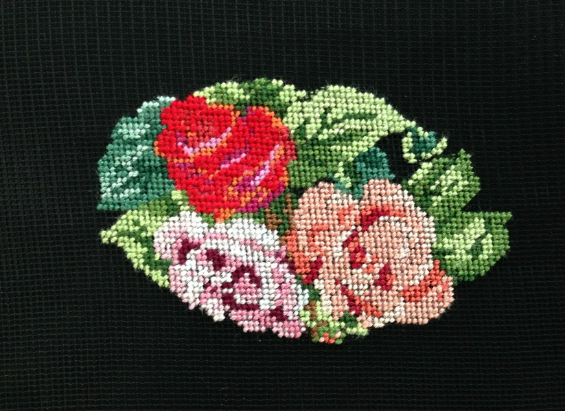 楽天市場】プチポワン刺繍 フラワー 約65mm×約40mm No.17608