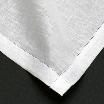 【送料無料】ホワイトリネンハンカチ　148/148番手 img57759309.jpg