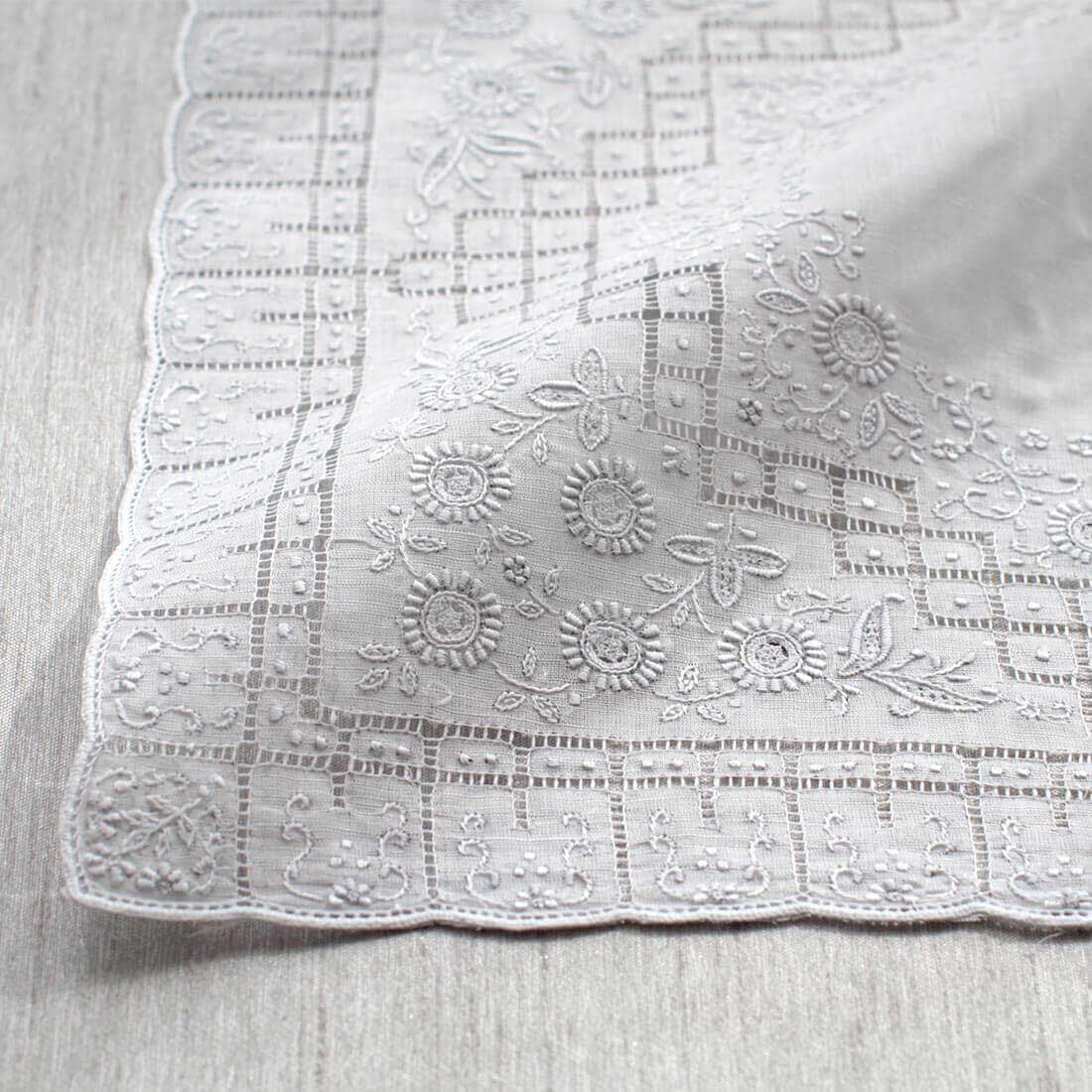 激安ブランド 汕頭手刺繍 | スワトウ刺繍 ハンカチ ヘリテージ