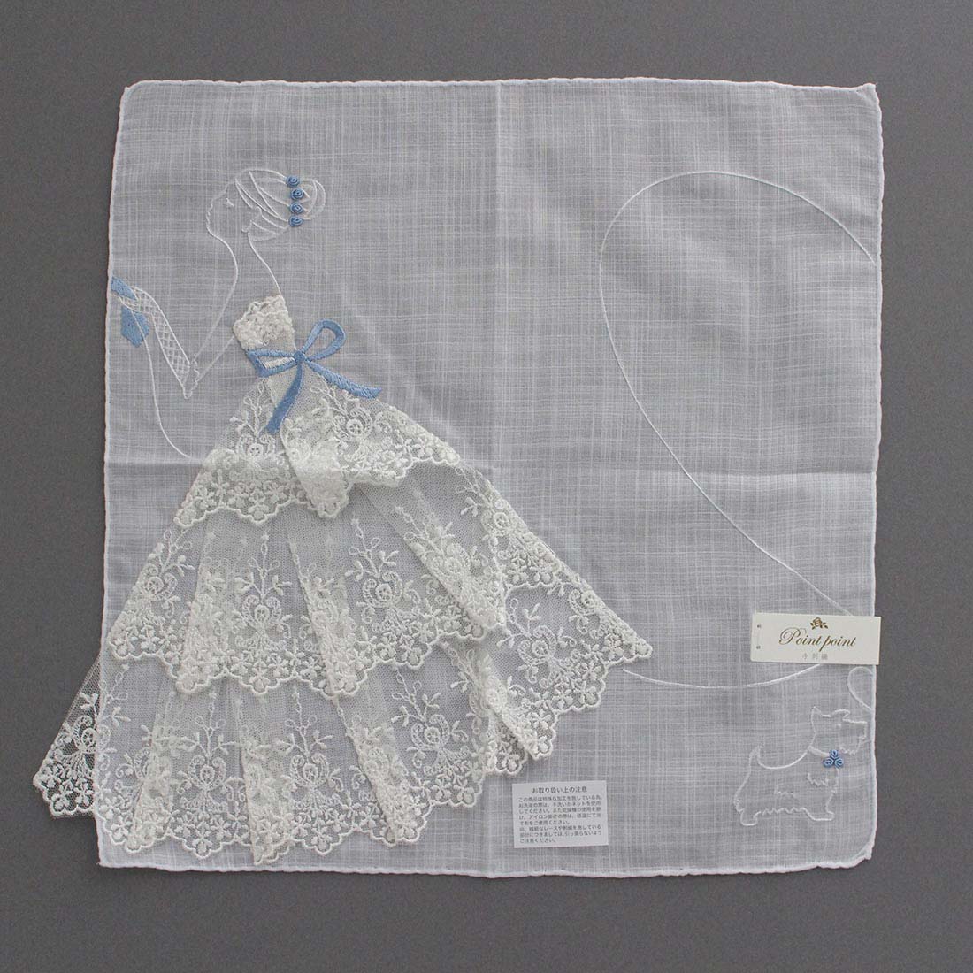 楽天市場】【送料無料】ベトナム手刺繍ハンカチ ブライダル 7203