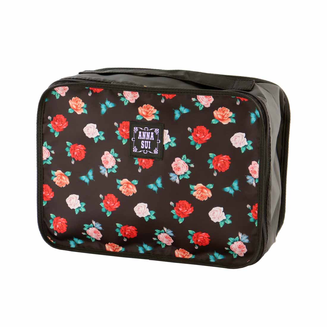 楽天市場】アナスイ スクエアポーチ ハートプレート 0002 ブラック