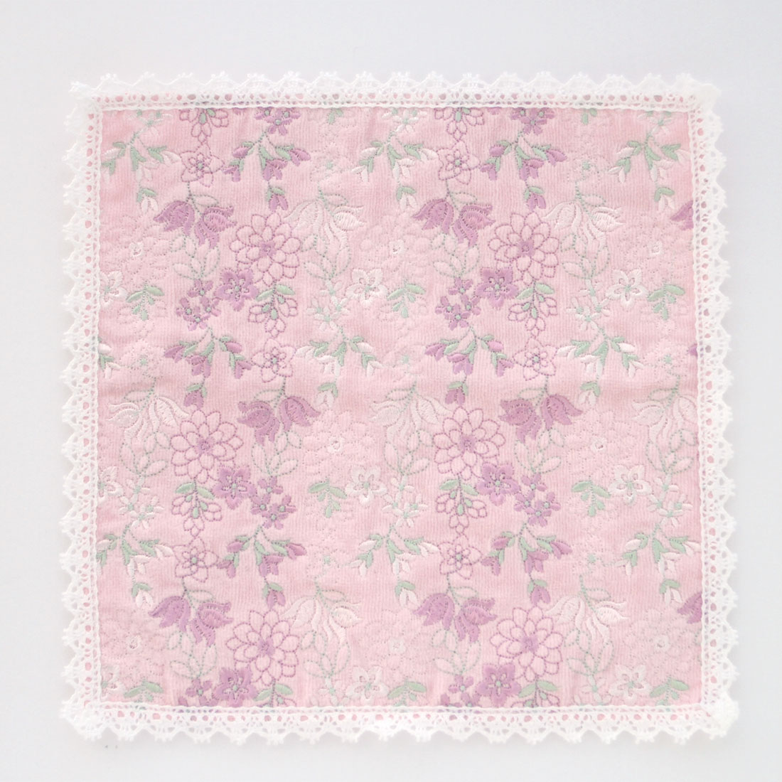 トッカ 刺繍入りタオルハンカチ 2202 ピンク TOCCA ハンカチ タオル ハンカチタオル ハンドタオル ミニタオルハンカチ ミニタオル ブランド  レース 刺繍 花柄 ギフト プレゼント 誕生日プレゼント レディース 女性 結婚式 おしゃれ 卒業祝い ホワイトデー お返し 就職祝い ...