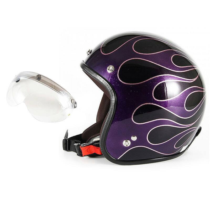 72JAM JCP-45 T2-RD ジェット　ヘルメット　P Sマーク JCP-45 FLAMES T-2(レッド) 72JAM ヘルメット | ジェット
