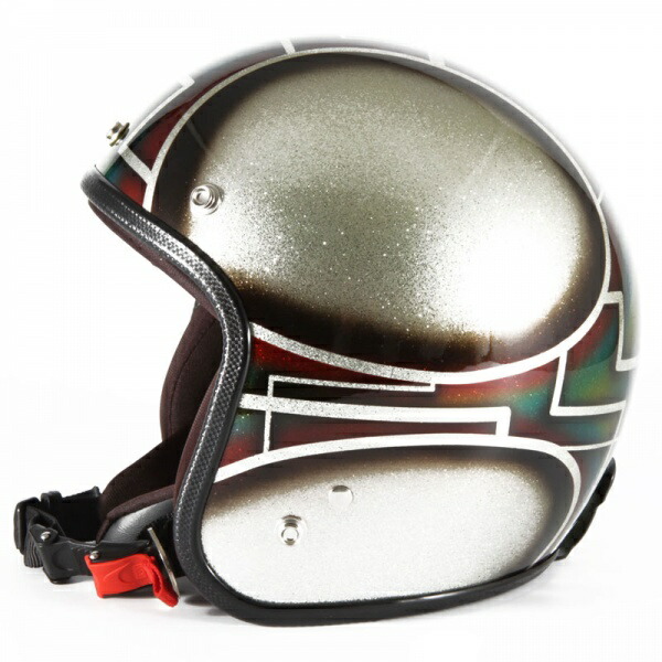 楽天市場】72JAM デザイナーズジェットヘルメット [VNT-09]CARROT