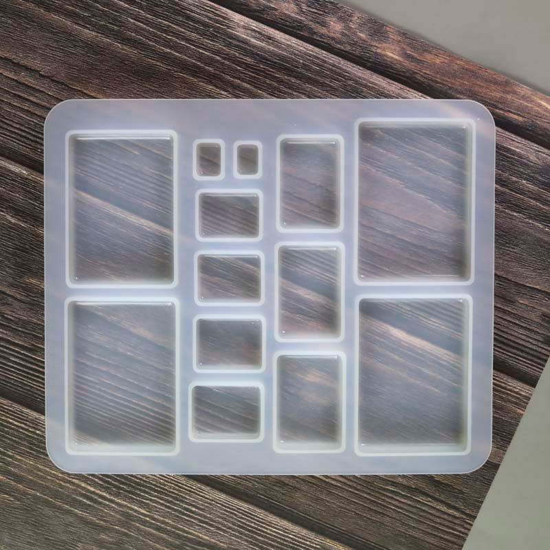 四角 モールド】シリコンモールド 長方形 シリコン型 四角 多