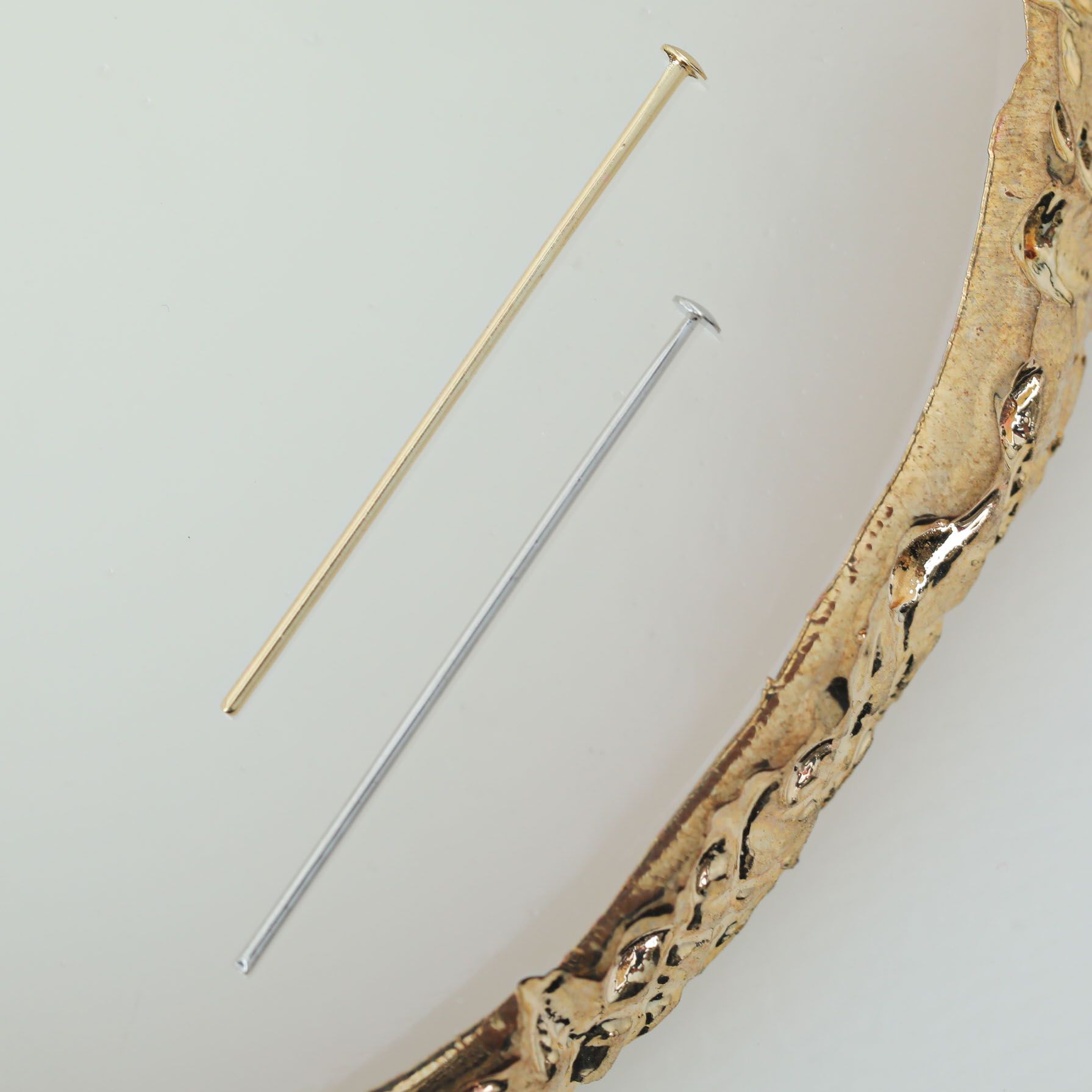 楽天市場】【基礎金具】Tピン 45mm 5g ゴールド シルバー パーツ