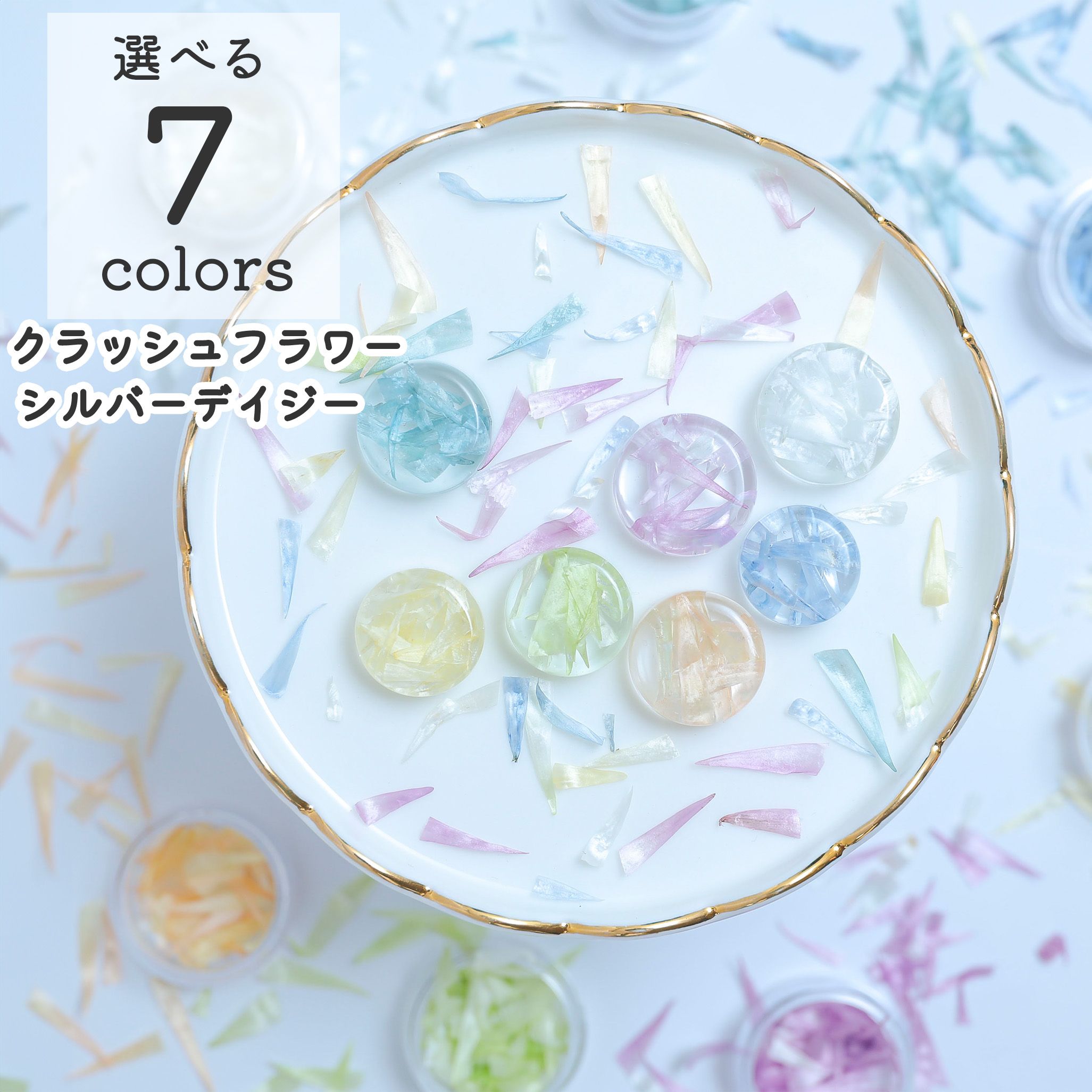 楽天市場】ドライフラワー 花材【押し花 レジン封入】忘れな草 ミニ