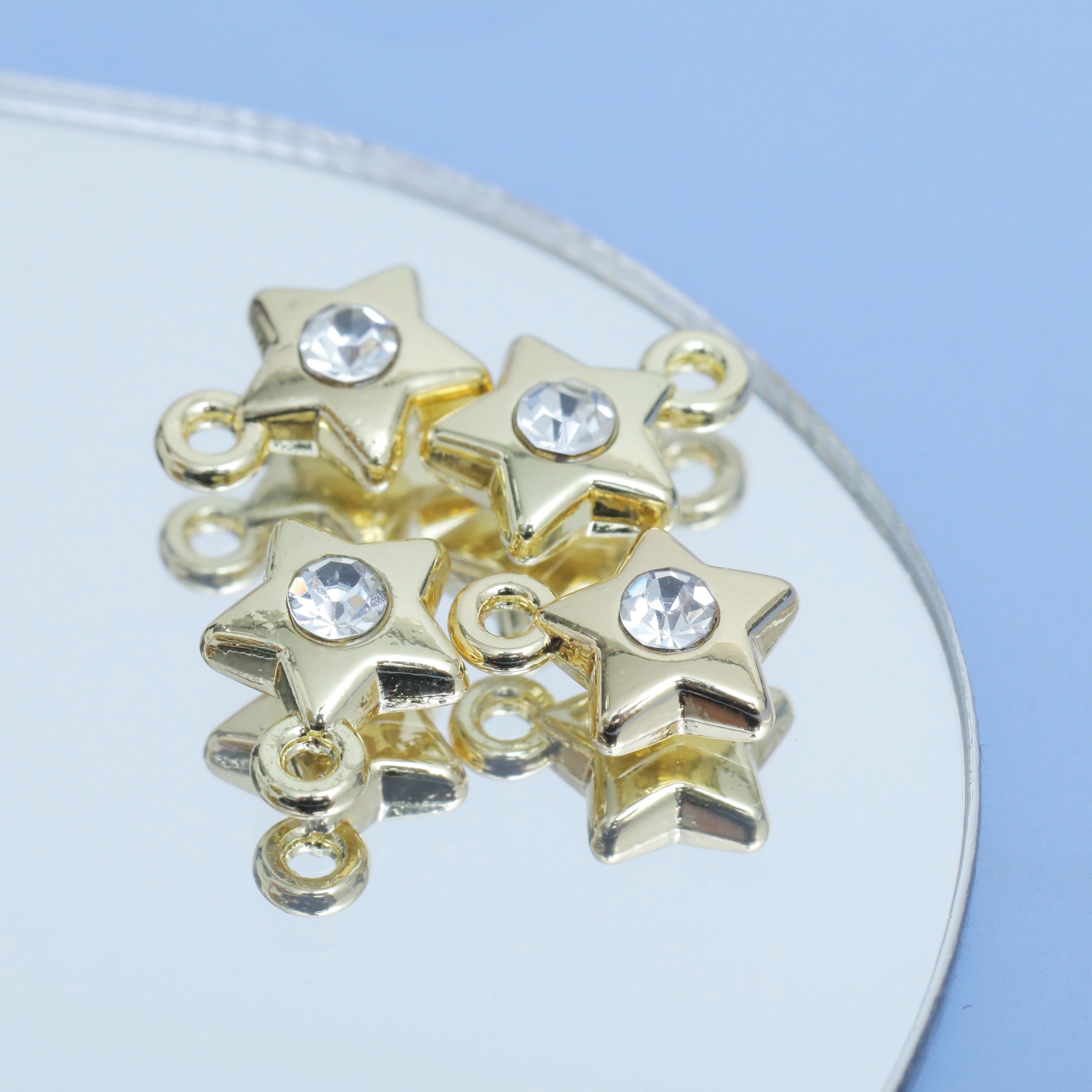 楽天市場】【8個入り】メタルチャーム レジン枠 羽 フェザー ゴールド