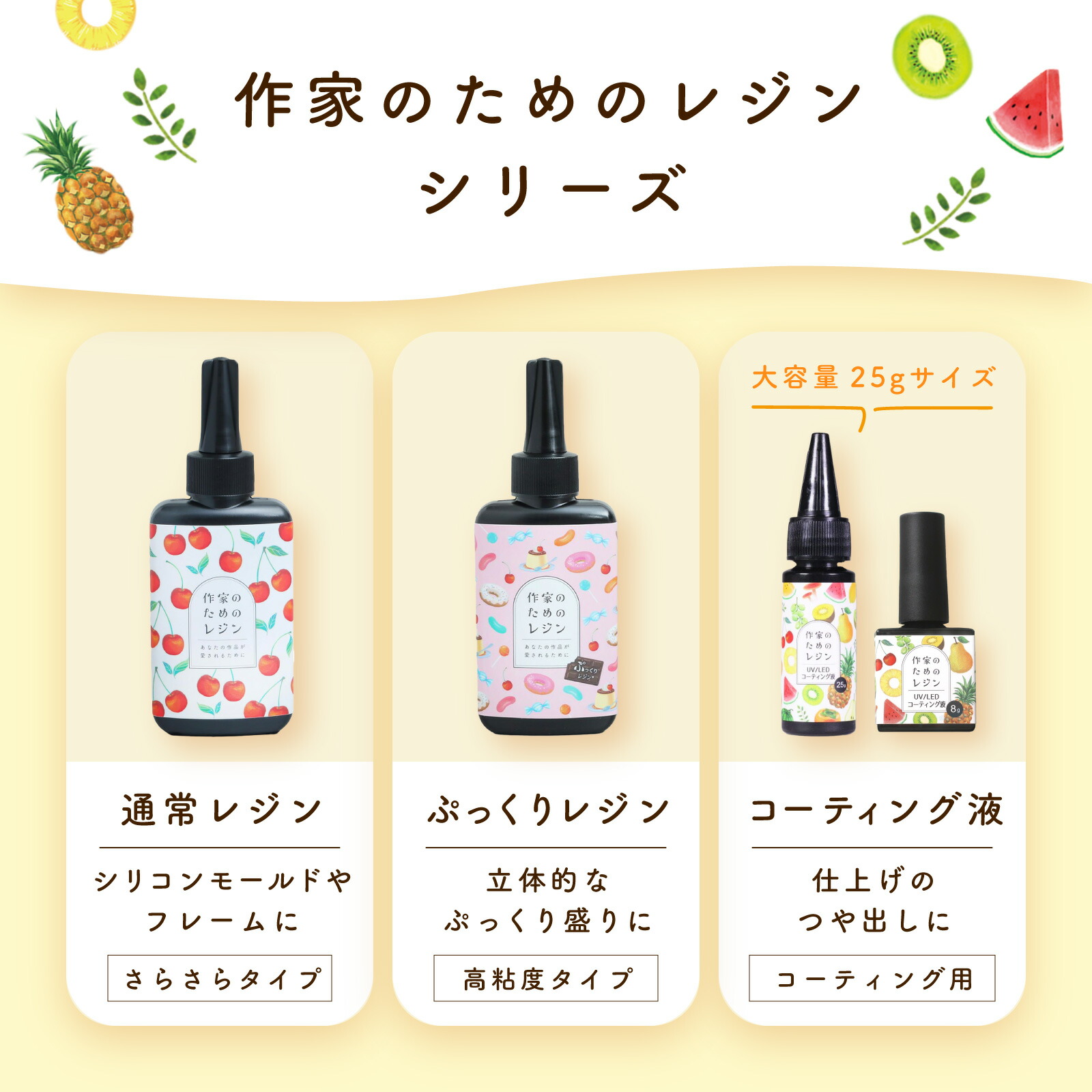 アフターSALE】コーティング液 レジン 作家のためのレジン UV-LED