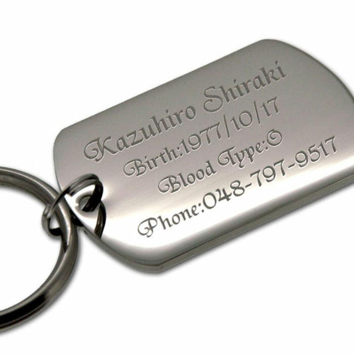 楽天市場】ネックレス ペンダント オリジナル 刻印 ステンレス ドッグタグ Stainless Dog Tag ブラックタイプ ＩＤプレート :  ハンドメイドスタジオ AirSkyWeb