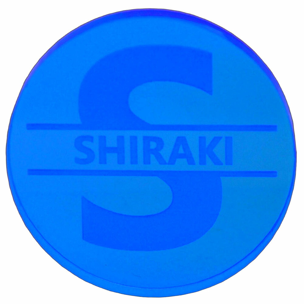 遠くても見える 集光ブルー 蛍光 ゴルフマーカー ビッグイニシャル お洒落なデザイン 40mm 大きいサイズ 厚み5mm 名入れ レーザー加工 コンペ 景品 オーダーメイド画像