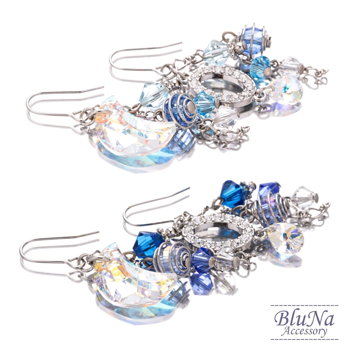 ハンドメイド スワロフスキー＆パールのピアス スワロフスキーピアス - FLOWRISA'S GALLERY | minne 国内最大級