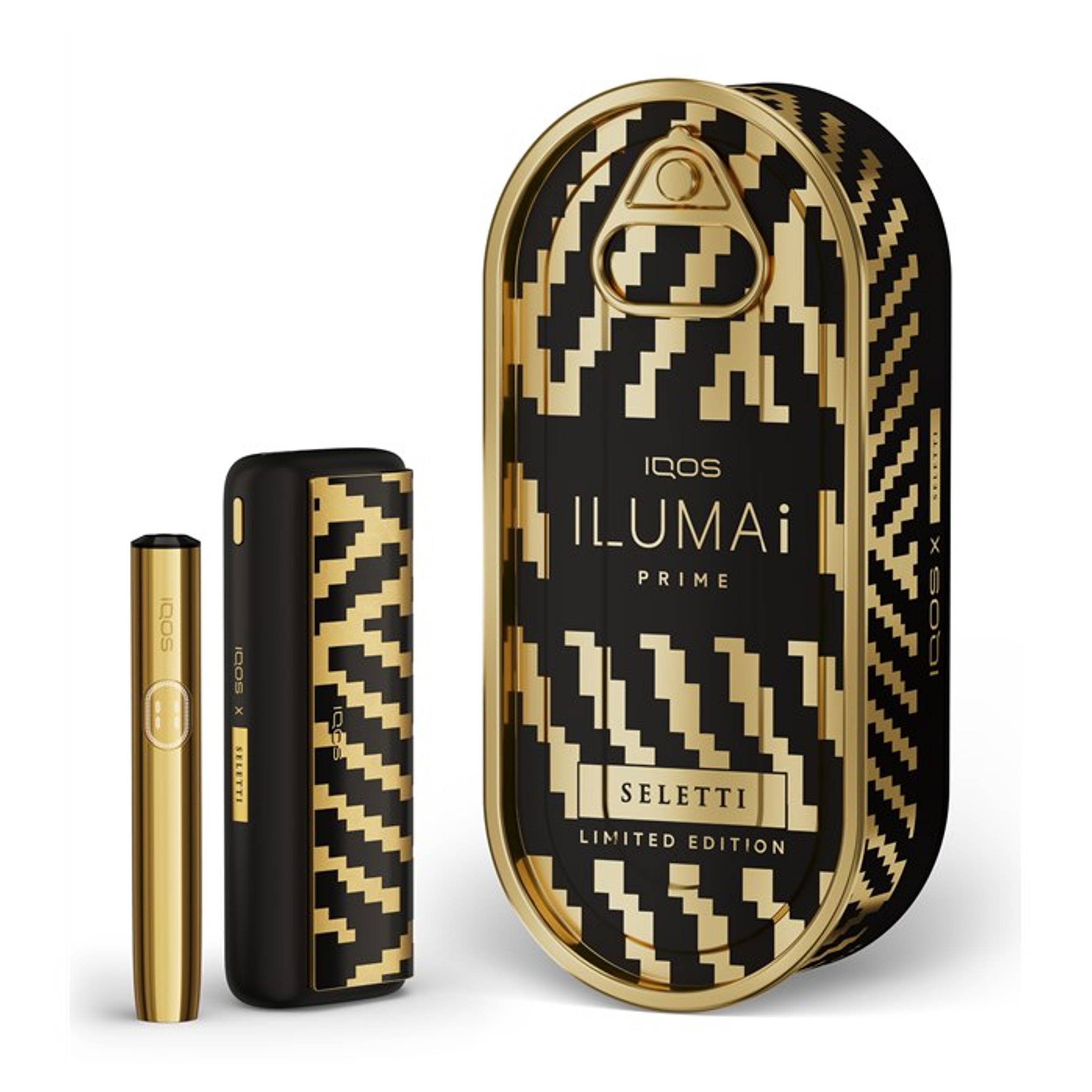 【 IQOS ILUMA i PRIME SELETTI Limited edition 缶 】 IQOS iqos イルマi seletti セレッティ アイコス 本体 最新 アイコスイルマ アイコス イルマ イルマi 新型 本体 のみ 差し上げ物 アイコス iqos 制限事項 色合い ゴールド オシャレ 青写真 アイコス iqos 制限事項色合い 韓国