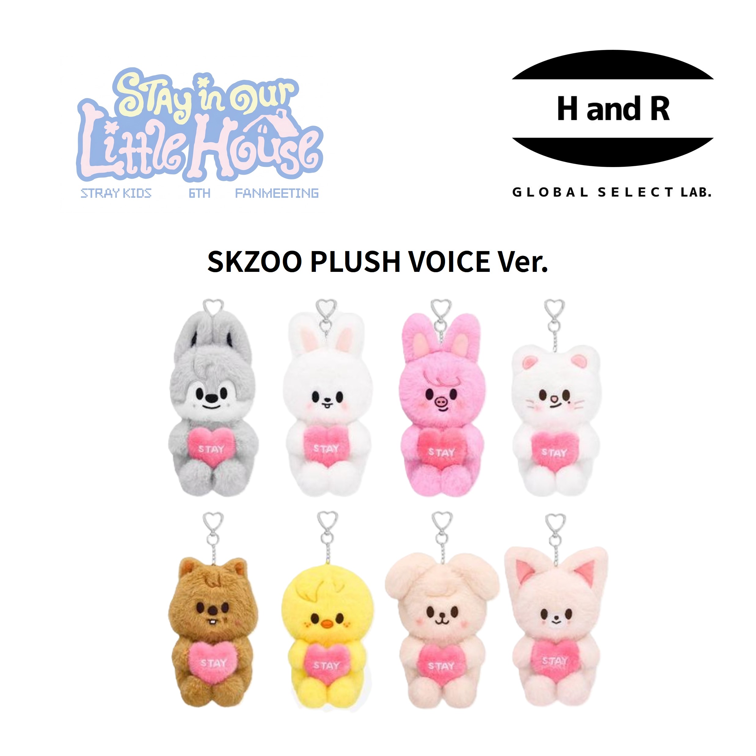 楽天市場】正規品 Stray Kids SKZOO MAGNET PLUSH KEYRING ぬいぐるみ