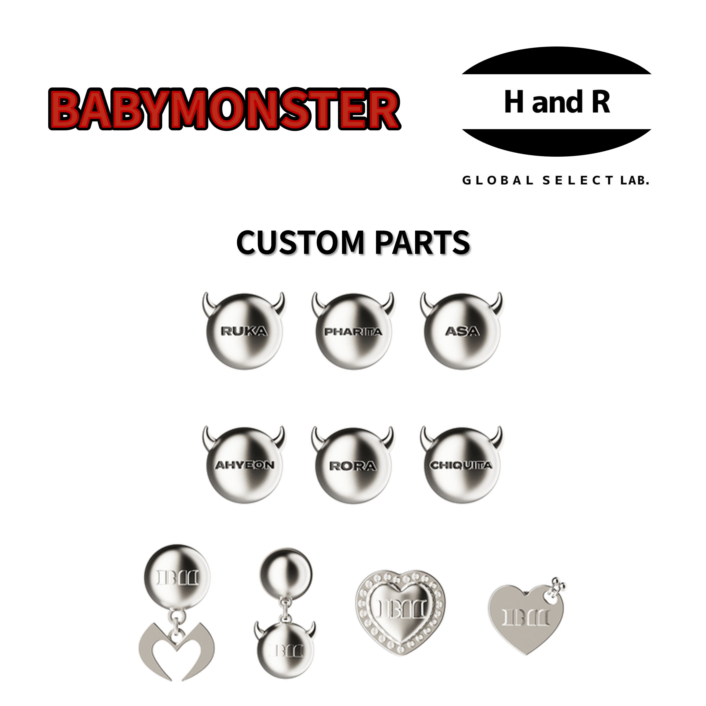 BABYMONSTER ワッペンバッジ ストラップセット　 トレカ6枚付 楽天市場】BABYMONSTER 公式ワッペンバッジ ネームストラップセット