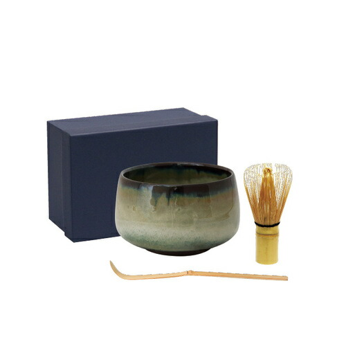 藍花　お抹茶3点セット　14980　宵