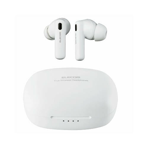 エレコム（ELECOM）　完全ワイヤレスBluetoothヘッドホン　LBT-TWS13WH　ホワイト