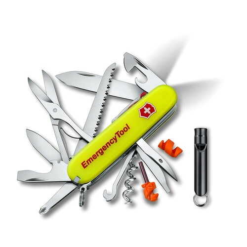 ビクトリノックス（VICTORINOX）　エマージェンシーツール　ハントマンライト　イエロー｜ハンズ（ＨＡＮＤＳ）店
