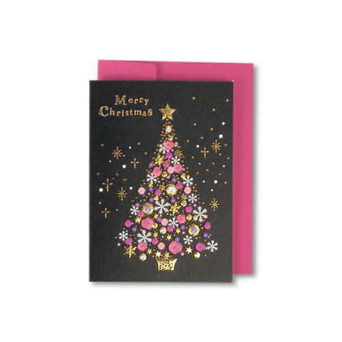 楽天市場】クリスマス ミニカード GX-3707 クリスマスカード 白