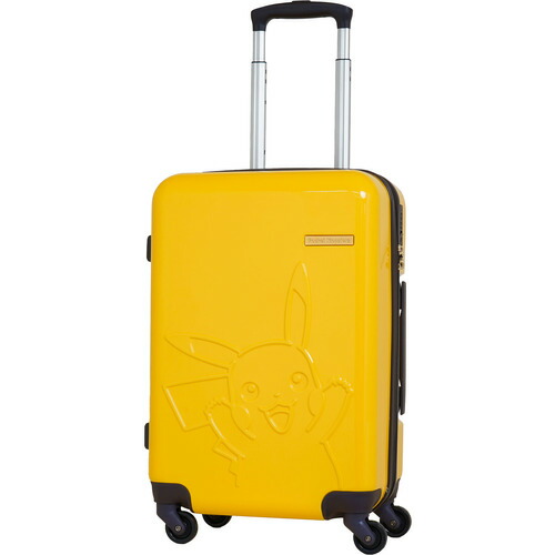 ポケモン（POKEMON）　ピカチュウ　スーツケース　ジッパーキャリー　S　37L　PK-0864-50　イエロー